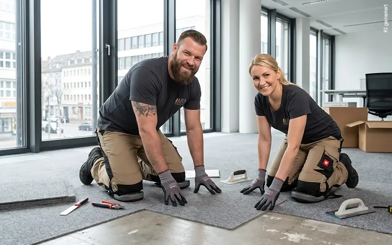 ARA Renovieren Teppichboden verlegen