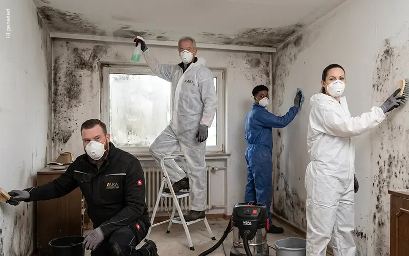 ARA Team Schimmelentfernung in Büro und Wohnräumen